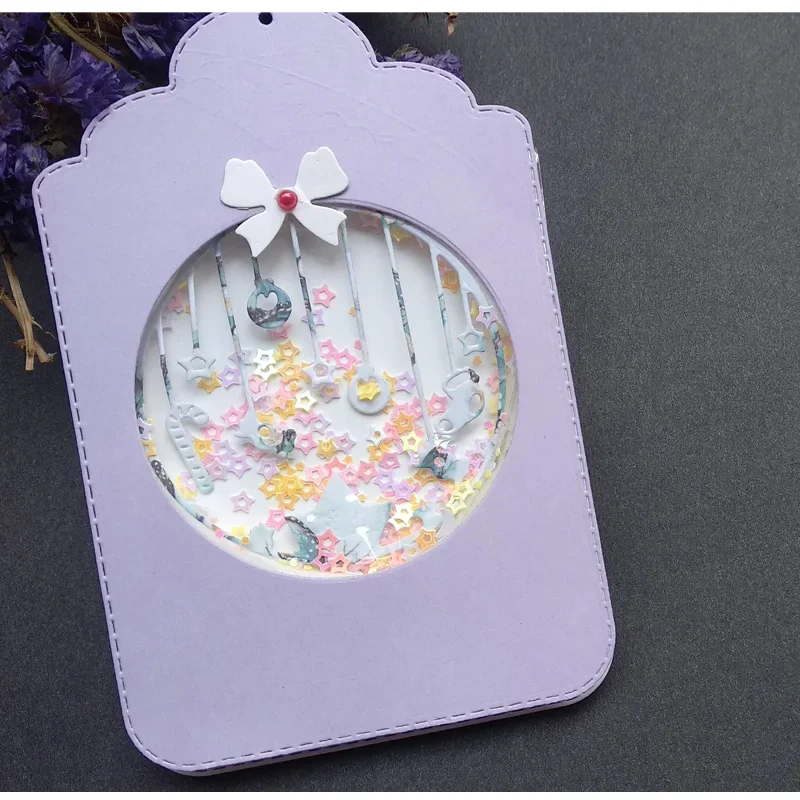 

Dies Scrapbooking Scallop Tags Frame Metal Cutting Dies New 2024 Paper Card Making Craft Die Cut Embossing Stencils Stamps