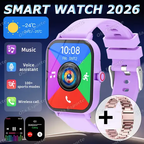New Outdoor Smart Watch Health Monitoring Weather Bluetooth Call Music Control Sports Waterproof Women Men Smartwatch Gifts HW12 - Image 12