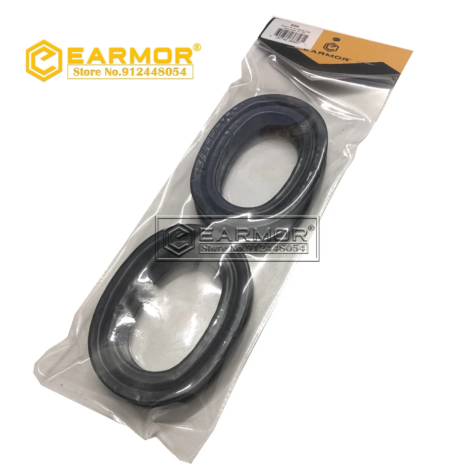 EARMOR S06 Silicone Gel Ear Sealing Rings Pair Headset Accessories Fit for M30 Shooting Noise Reduction Headset Replacement