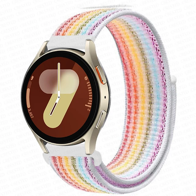 Versatile Nylon Loop Bracelet for Smartwatches - 22mm/20mm Band