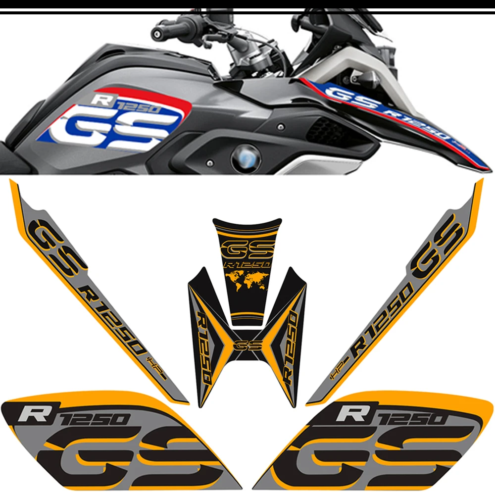 2019 2020 2021 R1250 R 1250 GS HP GSA Tank Pad Protective Stickers For BMW R1250GS Fender Front Nose Fairing Beak ADV Adventure