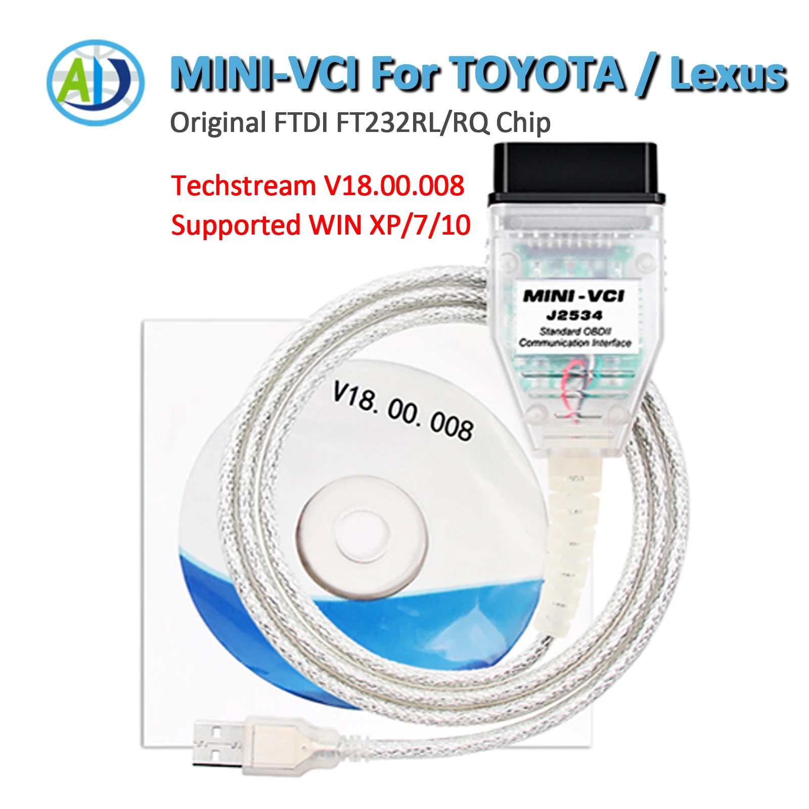2023年 18.00.008 TOYOTA＆LEXUS 故障診断機 GTS VCX NANO OBD2 VXDIAG 