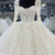 Gorgeous Wedding Dress Wedding Organza Ball Gown Square Collar Wedding Suits For Women Beading Crystal MN97 Vestido De Novia #5