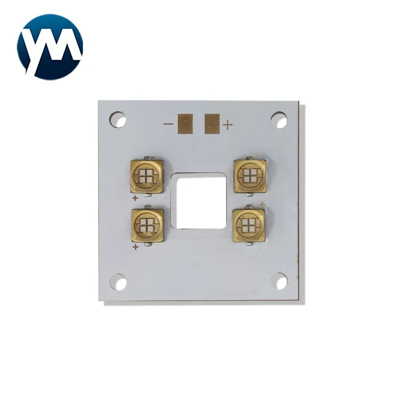 40W UV LED Module 365nm 385nm 395nm 405nm Drying Offset Ink Printing Ultraviolet Curing Light Source 6565 10W Chips