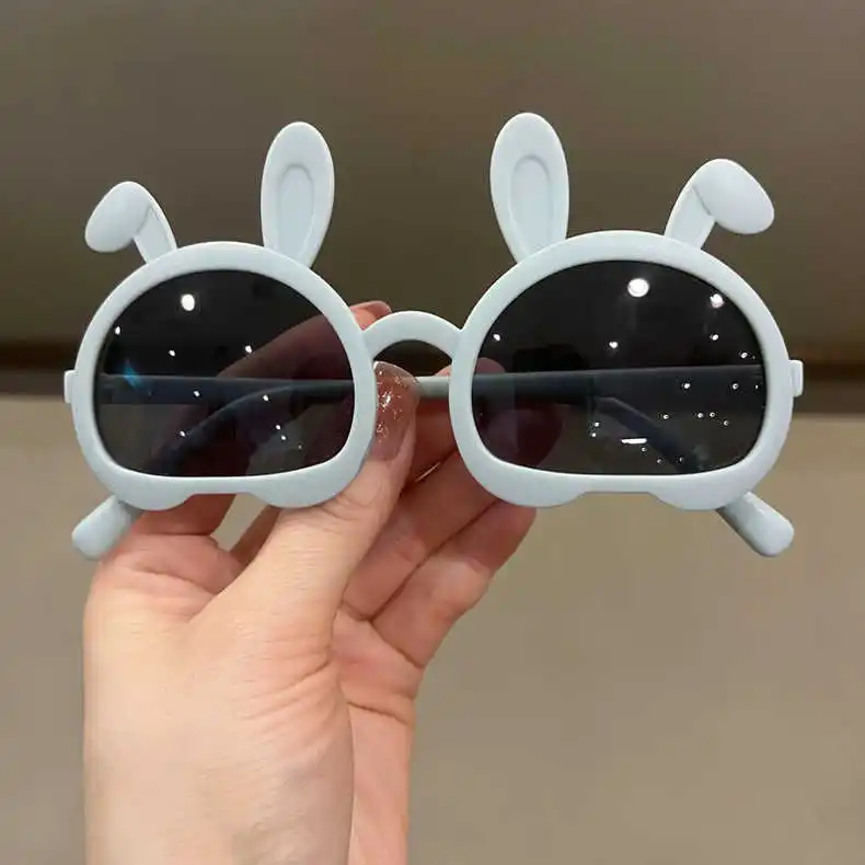 

Cute Rabbit Ears Sunglasses Outdoor UV400 Sun Protection Baby Sport Shade Glasses Kids Boy GirlCartoon Cartoon Bunny Eyeglasses