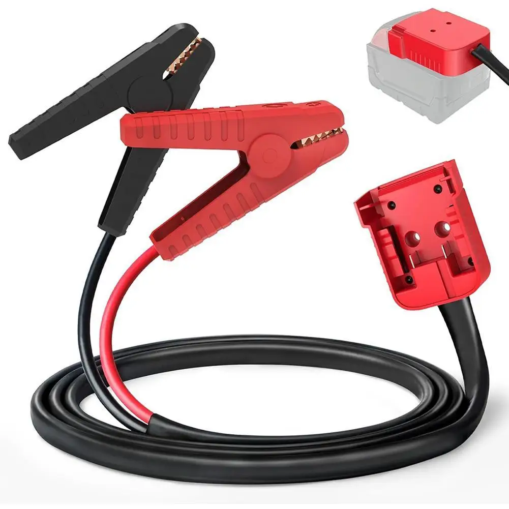 Car Battery Igniter Automotive Emergency Power Kit 8AWG Cable 6.56ft For Milwaukee M18