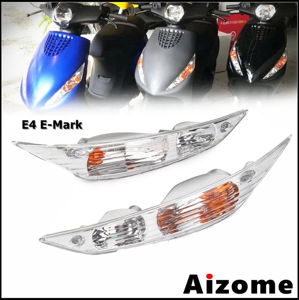 

Scooter Front Turn Signals Light Motorcycle E4 Front Blinker Indicator For Zip SSL 25 125cc 100cc 250cc AC CAT 4-Stroke 1999-up