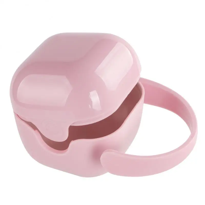 2Pcs Food Grade Baby Pacifier Holder Box BPA Free Plastic Baby Portable Soother Container Box Nipple Storage Infant Items pacifier holder plastic pacifier box