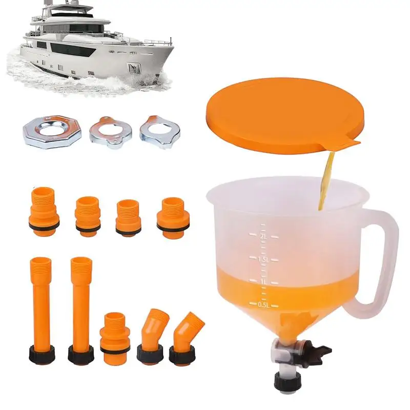 SpillFreeRadiatorFunnelSetAutoCoolantFlushKitRadiatorSpill