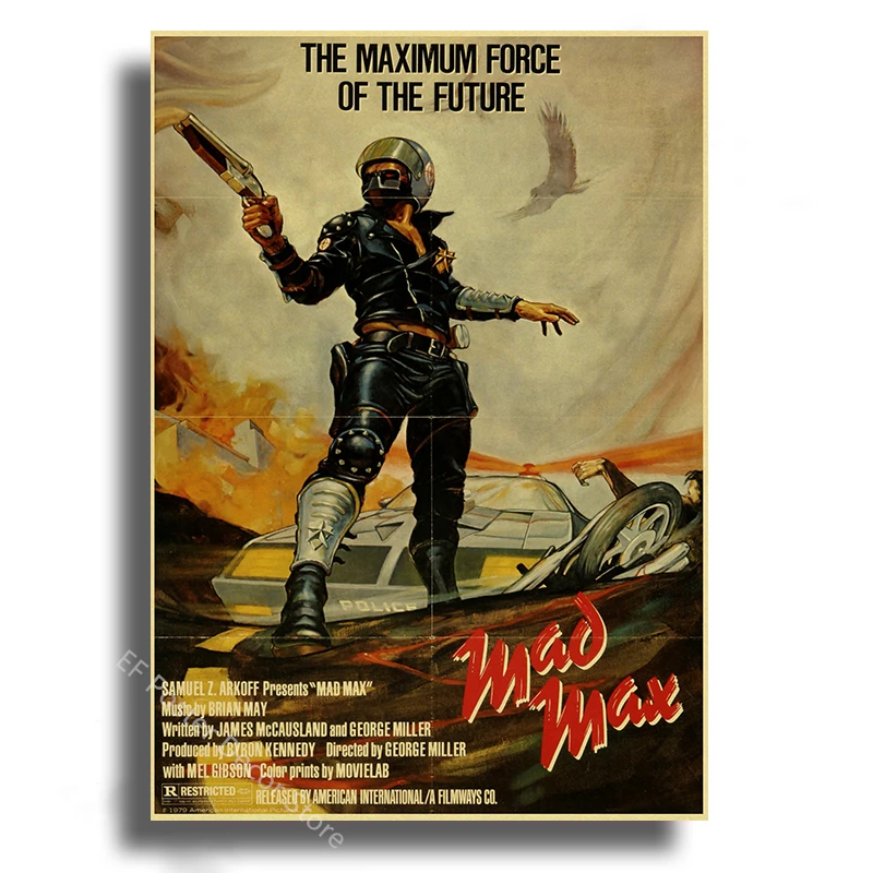 Old Movies Poster Prints Posters Vintage Movie Home Room Club Cinema Wall Decoration Nostalgic Art Picture Film Retro Painting Peckshirt