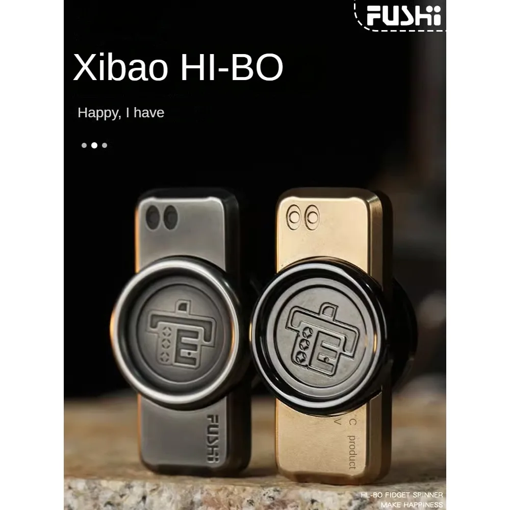 

HIBO Fingertip Gyro Finger Zirconium Alloy Portable Stress Relief Toy Gift EDC Fidget Toys Fidgets