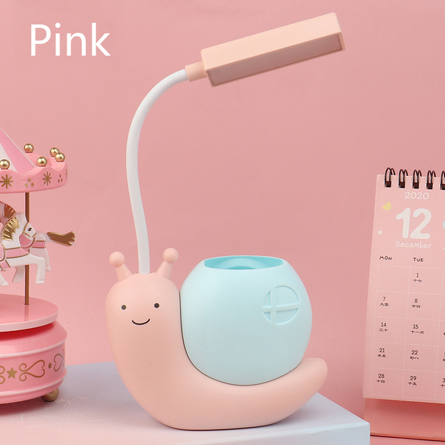 small desk lamp eye protection desk charging dual-use ins girl student dormitory study special bedside night light