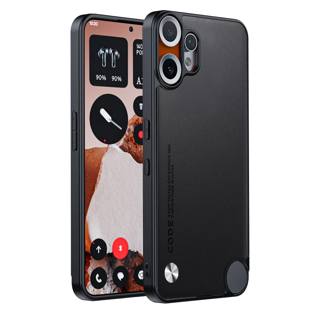 Luxury Fiber Texture PU-Leather Shockproof Phone Case