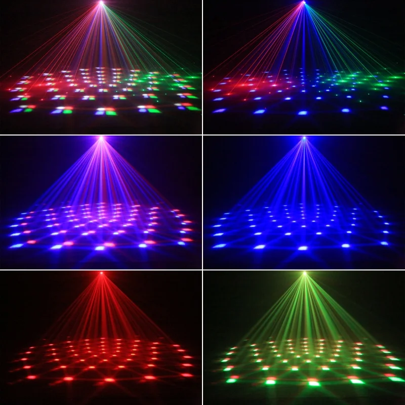 LED 60W Two-armed Stage Light RGBW 4IN1 Full Color Beam Rotating Moving Head Lig