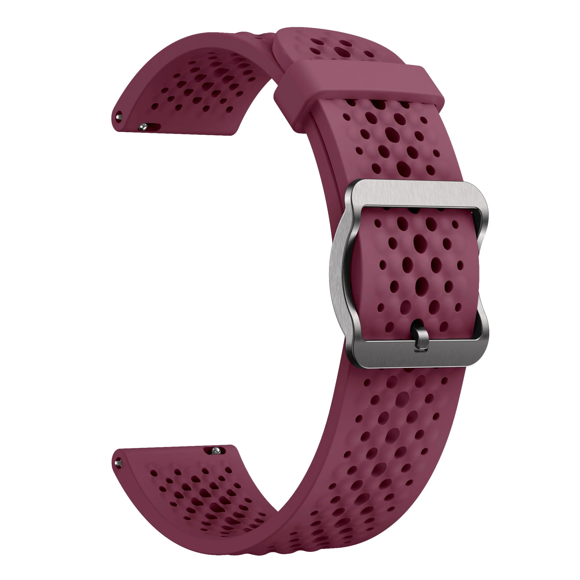 18mm Breathable Silicone Wristband Replacement Band