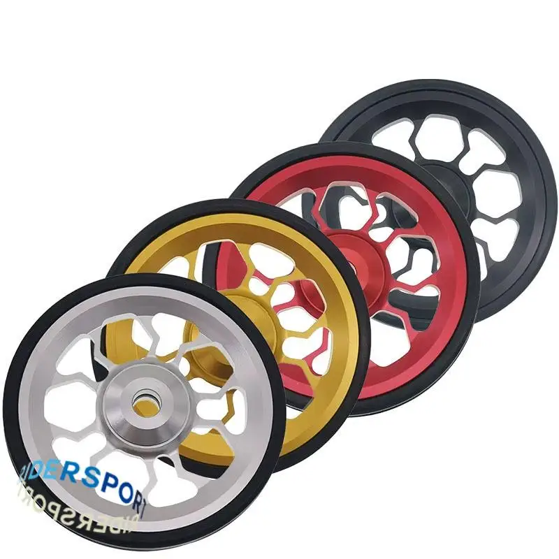 Liteproelite Bike Easy Wheel Large 82Mm Spider Shape Easy Wheels Cuscinetto Modificato Allargato Rolling Wheel Per Bicicletta Brompton