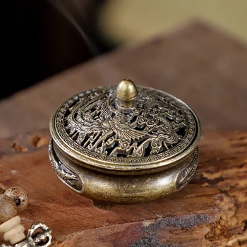 Antique Brass Mini Incense Burner Ornament 1