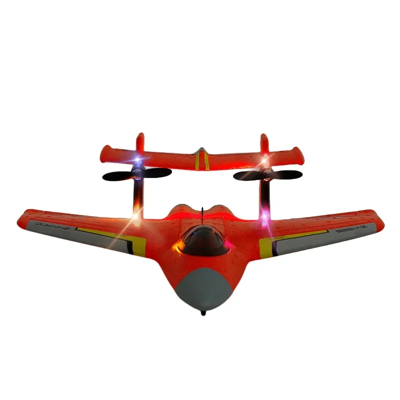 ZY525 Water Remote Control Small Aircraft for Boys and Children Toys Fixed Wing Aircraft Model Water, Land, and Air Aircraft j20 3