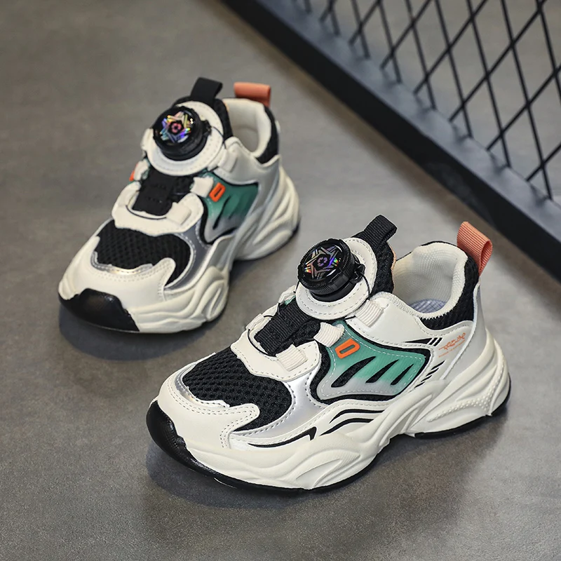 Fashion Youth Children's Outdoor Sport Footwear Boys' And Girls' Shoes Student School Sports Training Basketball Shoes 27-37