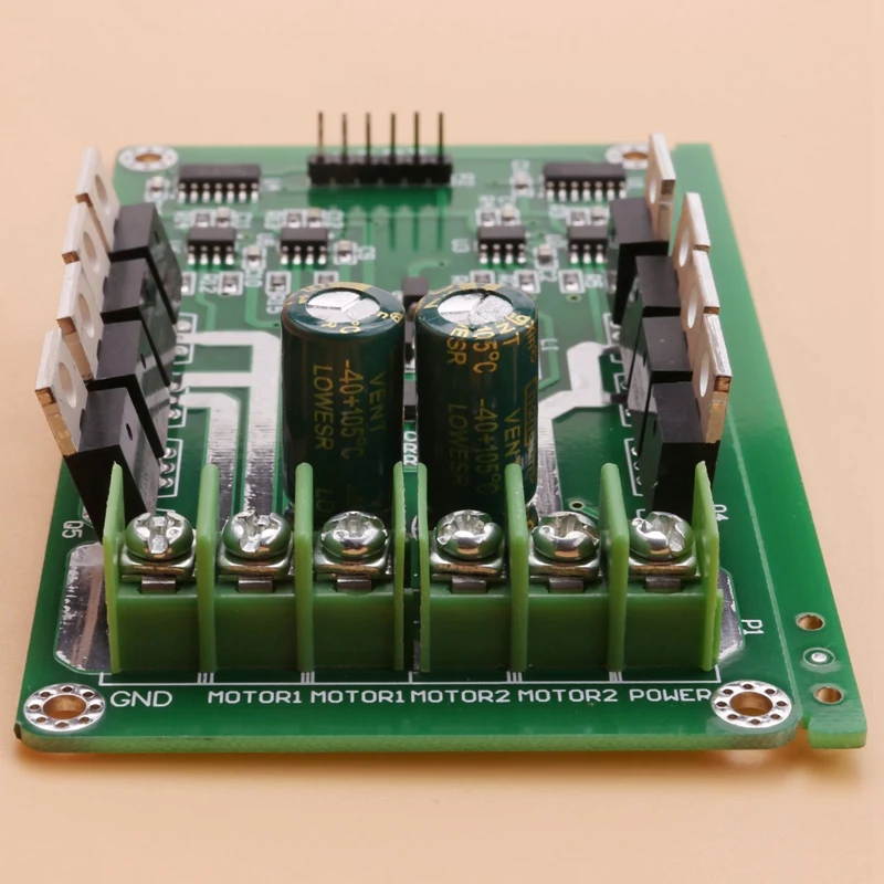 H-Bridge DC Dual Motor Driver PWM Module DC 3-36V 15A Peak 30A IRF3205 High Power Control Board For Arduino Robot Smart Car stepper motor driver dc motor driver