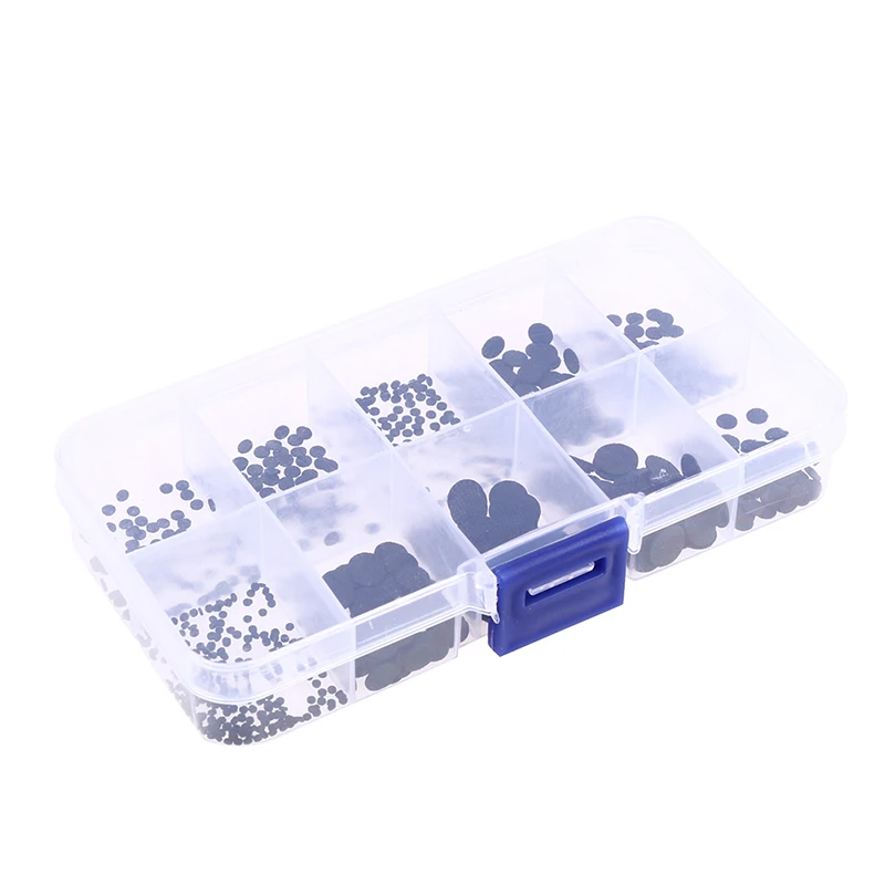 1.5-8mm Conductive Rubber Pads Keypad Repair Kit For IR Remote Control Conductive Rubber Buttons Different Sizes 500pcs/box