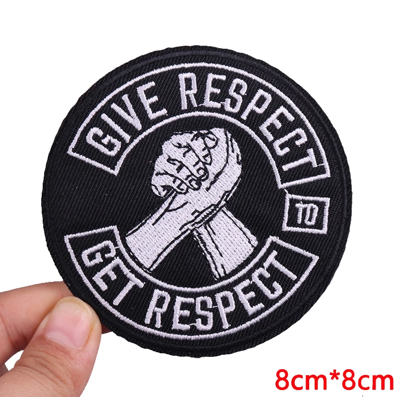 Embroidered Personality Slogan Iron-On Patch