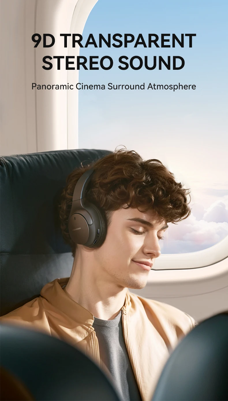 Fineblue MT55 Earphones | Hi-Fi Stereo Wireless Headphones with Bluetooth 5.4