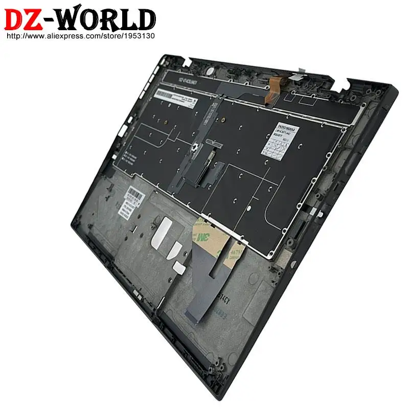 Teclado Retroiluminado com Palmrest Case Superior c Capa Lenovo Thinkpad x1 Carbono 3ª Geração Laptop jp ch cz sk si hu de Tuf Qwertz - Imagem 3