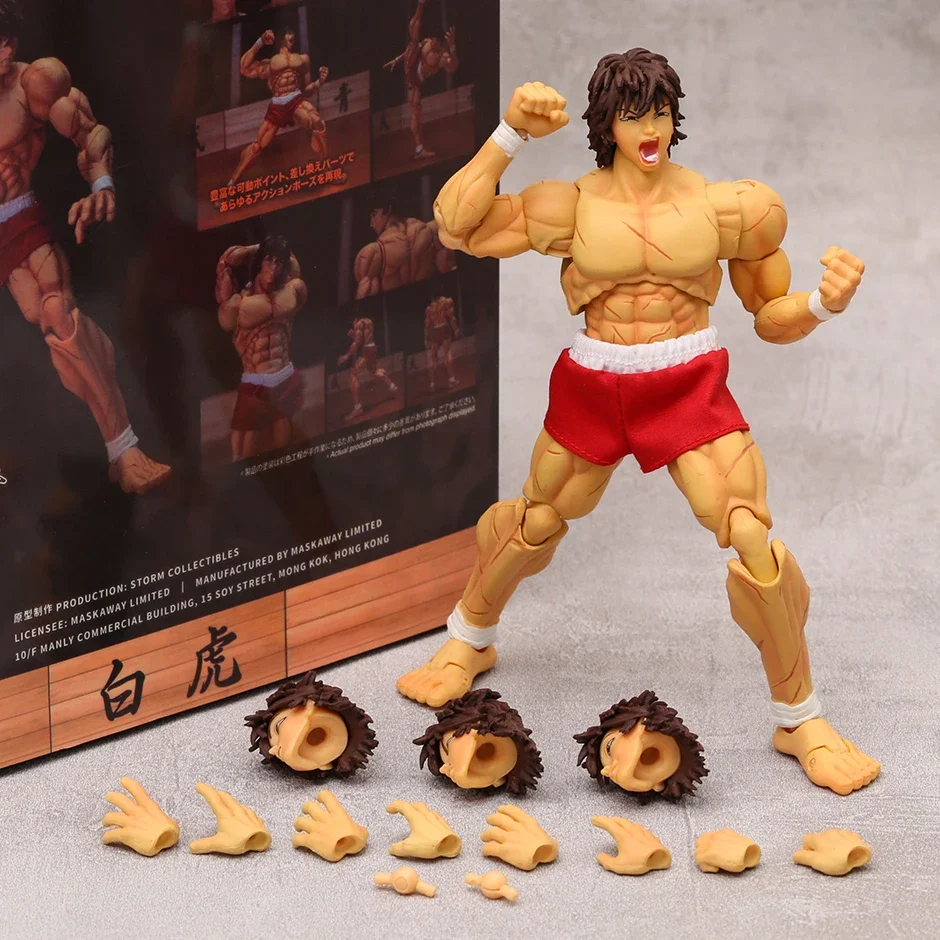 

BAKI Storm Collectibles Baki Hanma Action Figure Joint Movable Model Brinquedos Toy