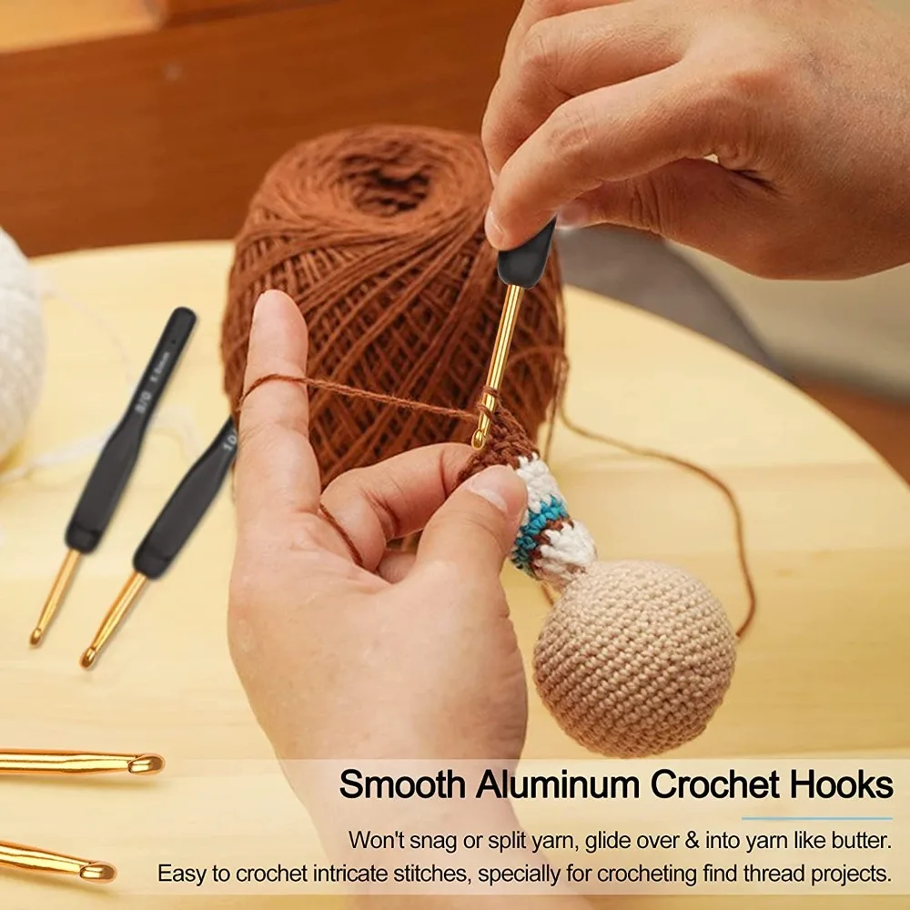 Ergonomic Crochet Hook Set 5