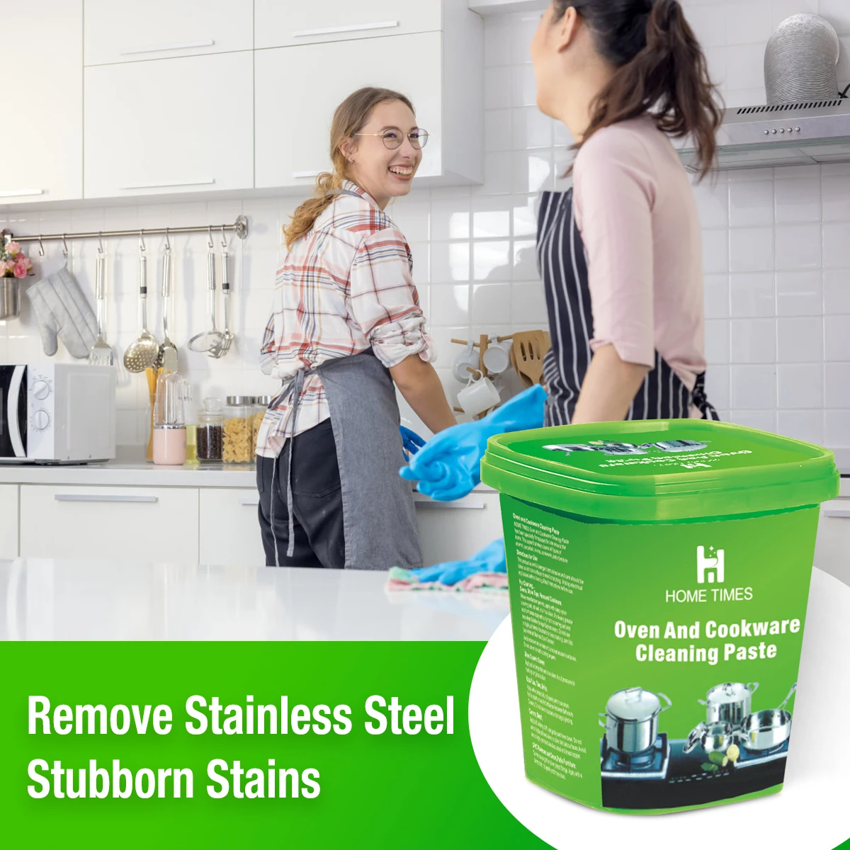 1/2/3 Packs All Purpose Cleaner, Multi-Surface Cleaning Paste for Kitchens, Bathrooms,Stainless Steel Cleaning Paste