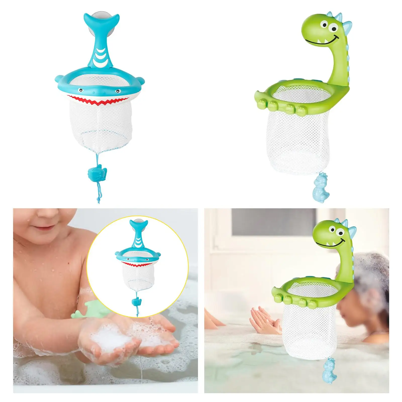 

Fun Bathtub Toy Net Storage Pool Toys Catching Game Water Toys for Children Infants Toddler Girls Boys Gifts
