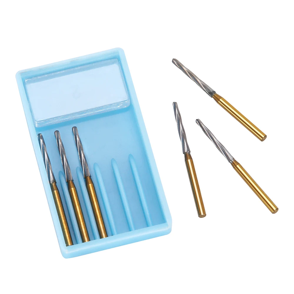 AZDENT Dental Chirurgischer Hartmetall-Wolframknochenschneider, Finishing-Bohrer, Bohrer, FG1,6 mm Bohrer, 25/28 mm, für Hochgeschwindigkeitshandstück – Detail 3