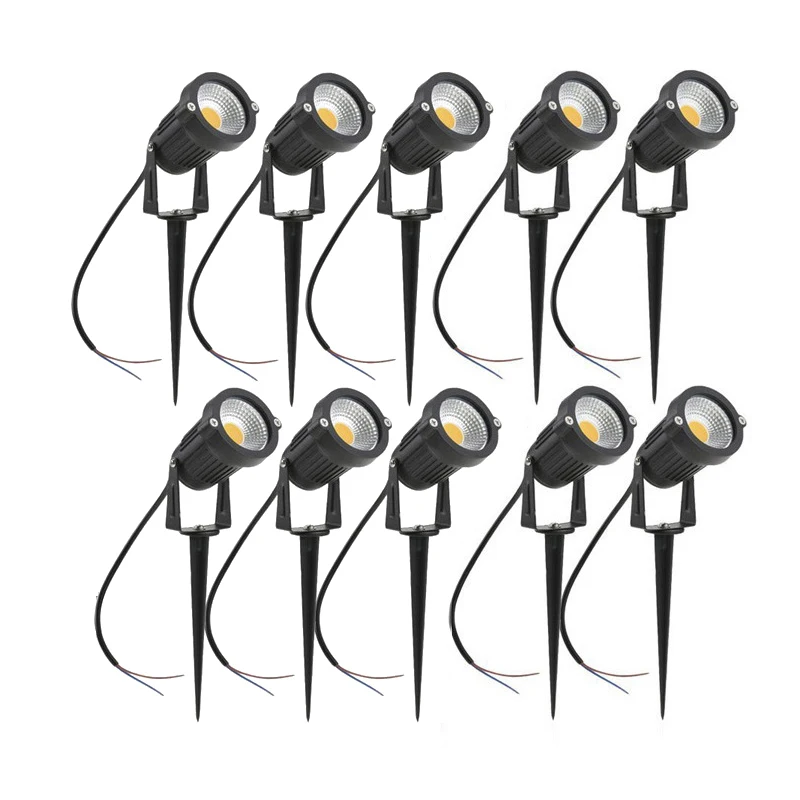 Waterproof IP65 Garden Lawn Lamps 220V 110V 12V 24V 5W LED Lawn Light Spike Bulb Outdoor Lighting For Garden lawn lamp garden lighting