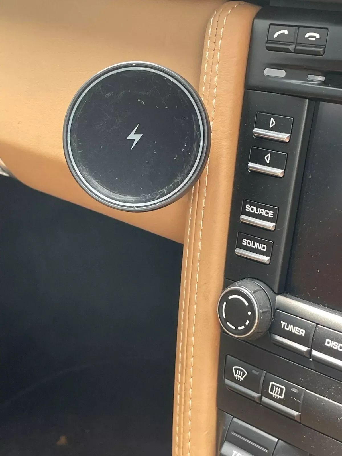 Magsafe Charger Porsche 992 Phone Holder Glove Box Phone Mount Mag