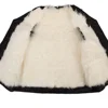 Cold Autumn Winter Middle-aged Elderly Wool Vest Thicken Warm Genuine Fur Overcoat Fashion Comfortable Dad Father Cotton Outfit 6