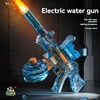 UMP45 Electric Light Water Gun Powerful Toy Machine Gun Automatic Continuous Shooting Gun Summer Beach Battle Toy for Adults Boy 1