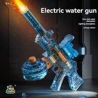 UMP45 Electric Light Water Gun Powerful Toy Machine Gun Automatic Continuous Shooting Gun Summer Beach Battle Toy for Adults Boy 1