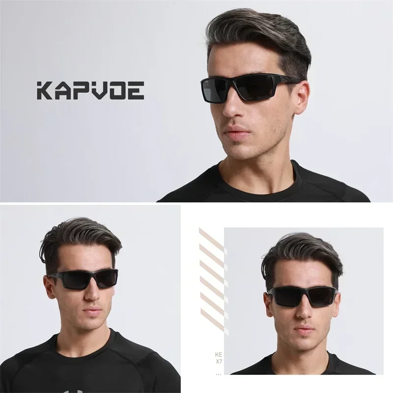 Kapvoe Hiking Eyewear Polarized Sunglasses Cycling Man Women UV400 Cycling Glasses Sports Goggles Bike  MTB Bicycle Glasses