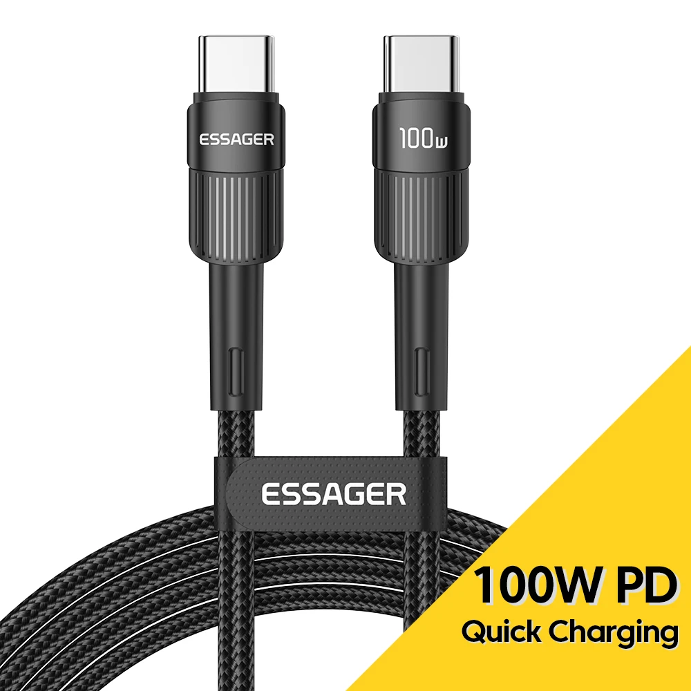 ตัวเลือกสินค้า สายชาร์จ USB-C 100W ชาร์จเร็ว สำหรับ MacBook Samsung Xiaomi