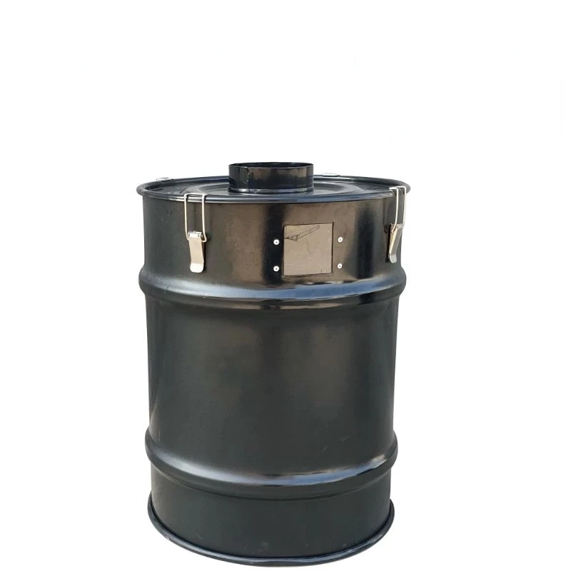 dustcollectorbarrel100L50LWoodworkingdustbarrelwithwheelviewablewindowCycloneDust