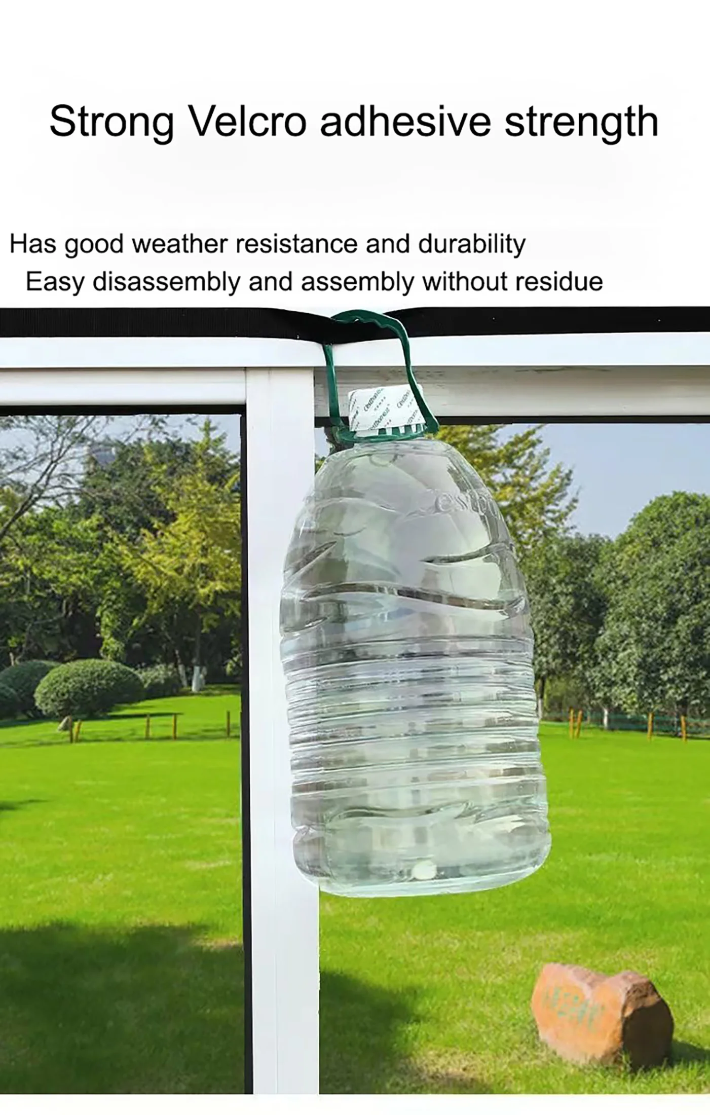Description Picture 6 of itemBlack custom mosquito screen window, window screen, self-adhesive window mosquito net, zippered household screen window