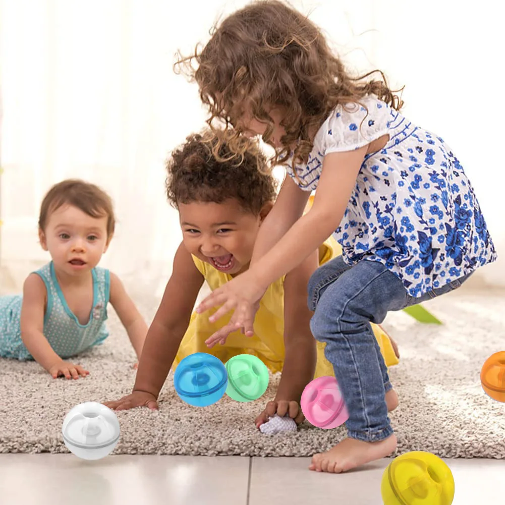 6pcs Refillable Water Balloon SwimPool Magnetic Reusable Water ball Quick Fill Self Sealing Bomb Splash Balls for Kids