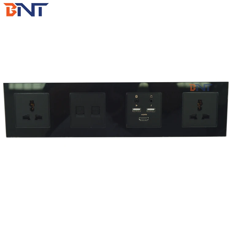 

BNT BT / WIFI / USB Charger 5-Star Hotel Room Smart Control Socket Panel / Media Hub