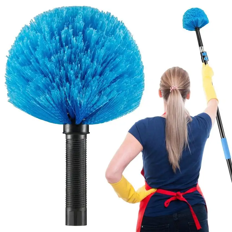Cobweb Duster Spider Web Brush Screw On Duster Head Replacement Remove Spider Webs Dust From Furniture Window Sills Ceilings