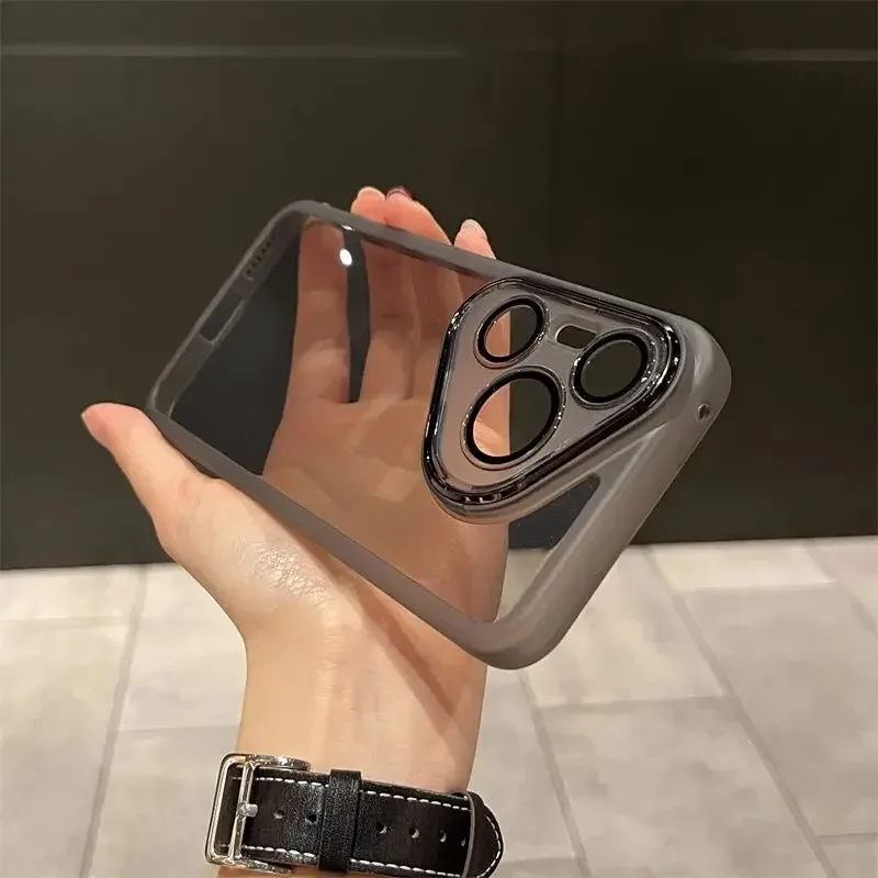 Ultra Full Lens Camera Protection Film Transparent Silicone Clear Phone Case