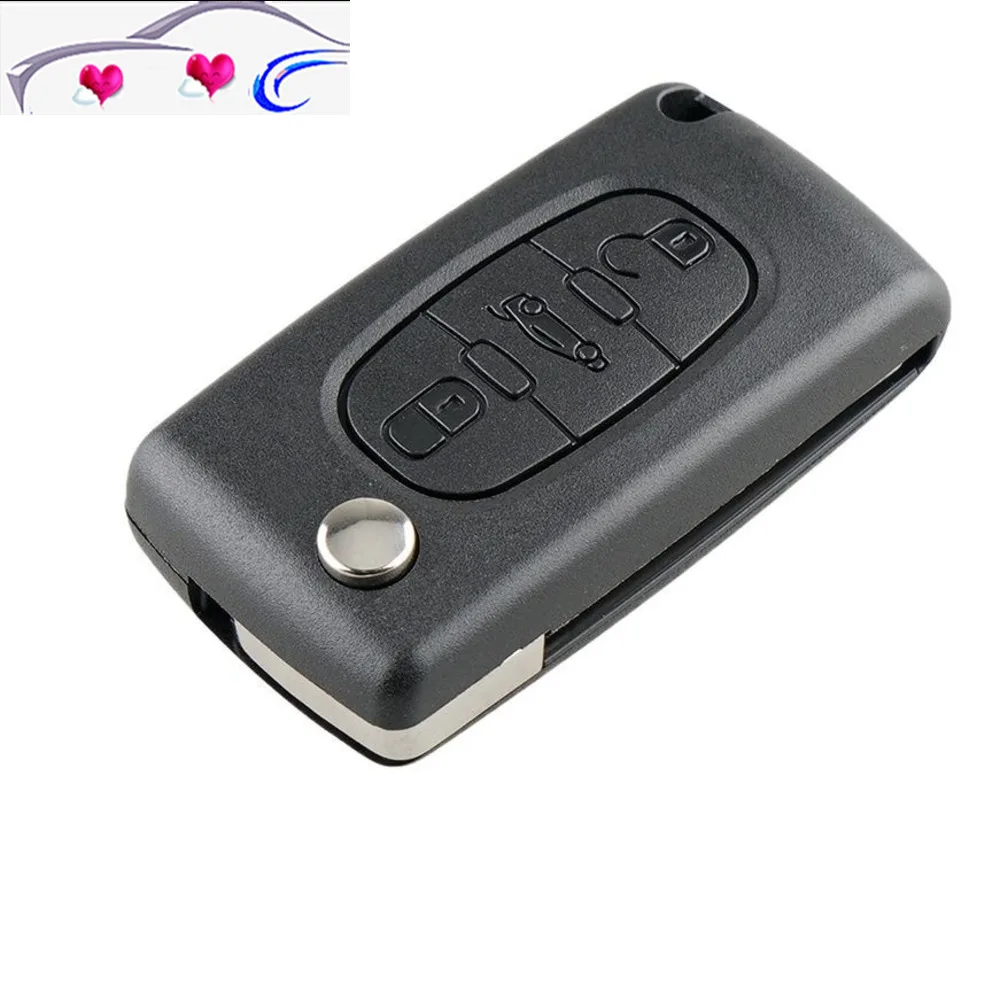 Portachiave] Guscio Cover Chiave In Silicone Per Telecomando Auto A 2 Tasti Peugeot 106 107 205 - Foto 5
