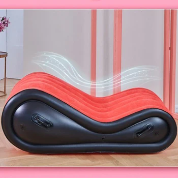 Inflatable Sex Sofa Toys Erotic Products Handcuffs Furniture PVC Pillow Air Cushion Bed BDSM Chair For Couples Adults Men Women 2