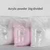 1000g White Clear Pink Nail Acrylic Powder Nails Extension Carving Dipping Fast Builder Powder Nail Gel Dust Art Manicure Tips#R 1