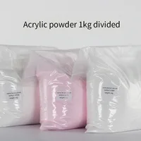 1000g White Clear Pink Nail Acrylic Powder Nails Extension Carving Dipping Fast Builder Powder Nail Gel Dust Art Manicure Tips#R 1